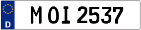 Truck License Plate